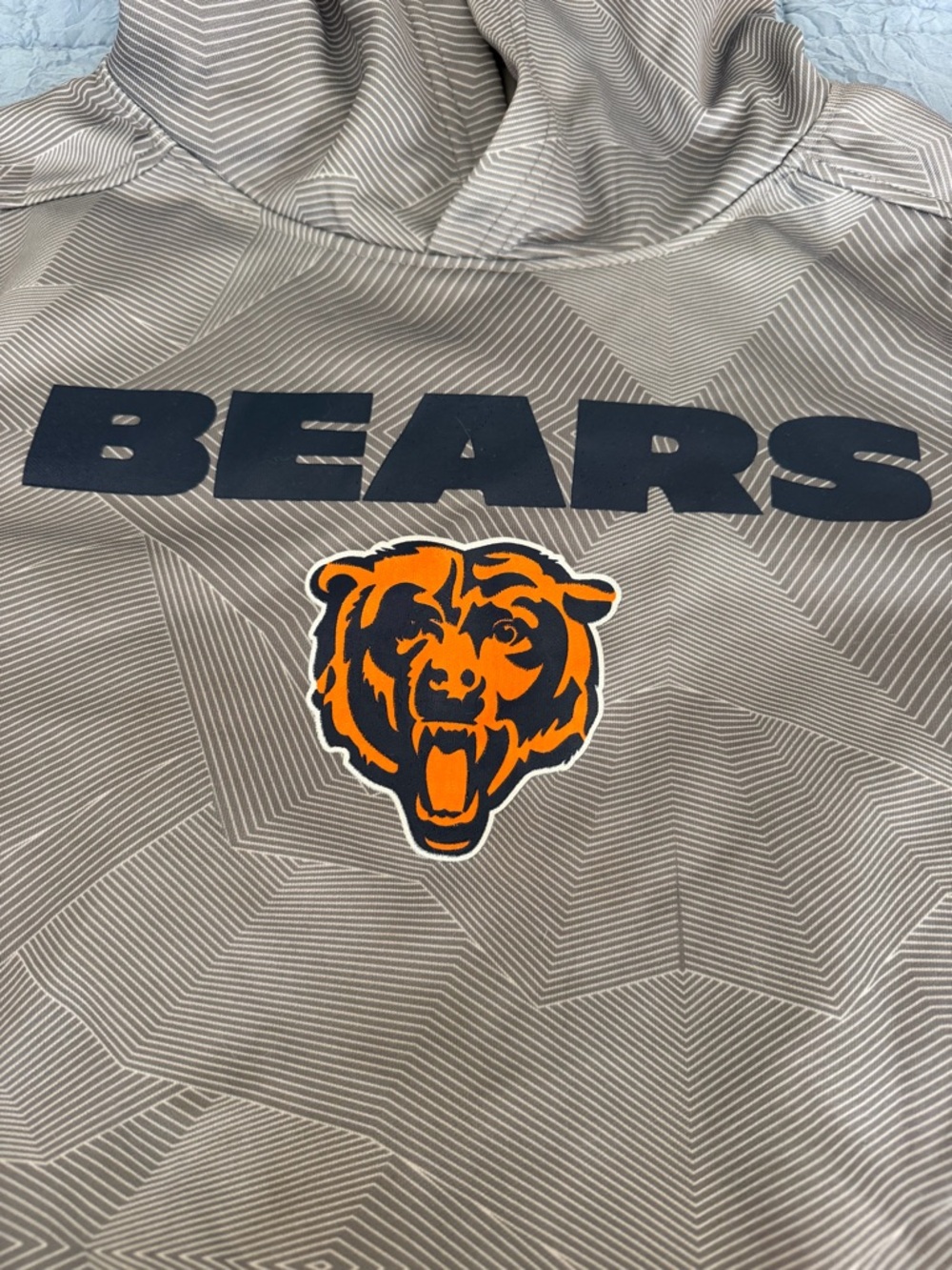 Chicago Bears Kids Pullover Hoodie Jacket - youth large 14/16 - Picture 2 of 6